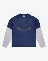Riverslide Dual Layer T-Shirt in Casa Riviera blue