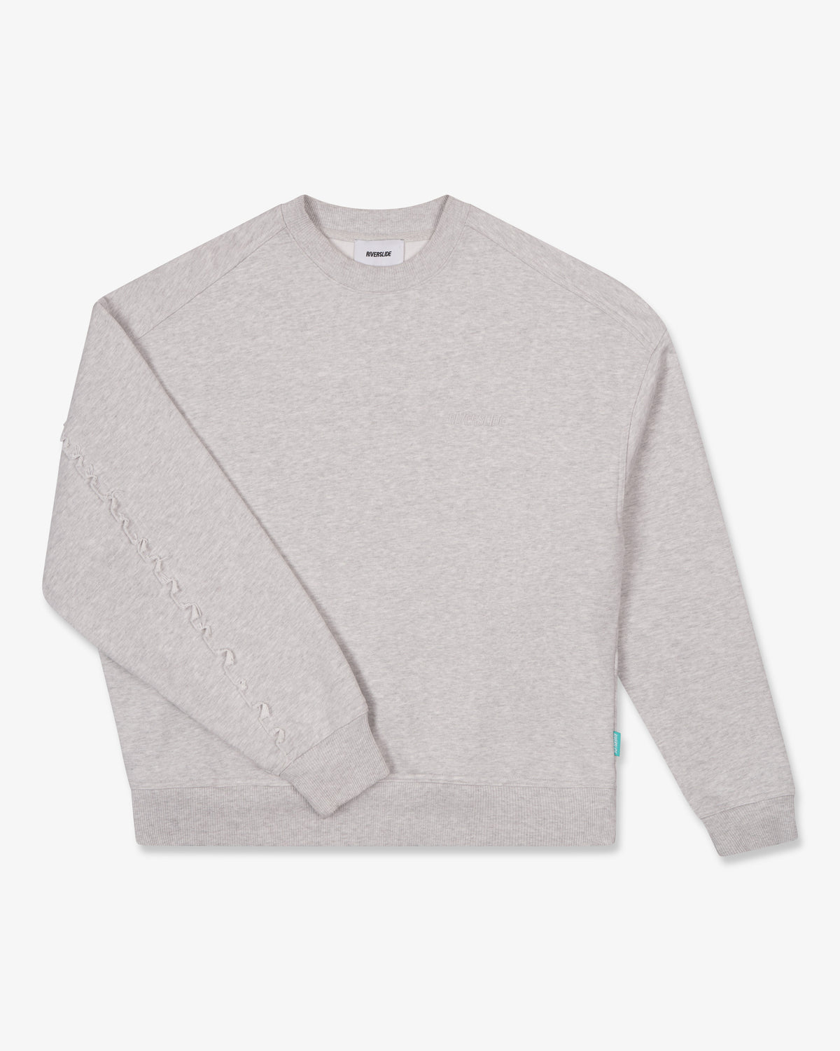 Riverslide Jagged Seam Sweatshirt in grey – alternate view 3