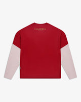 Riverslide Dual Layer T-Shirt in Casa Riviera red – alternate view 2