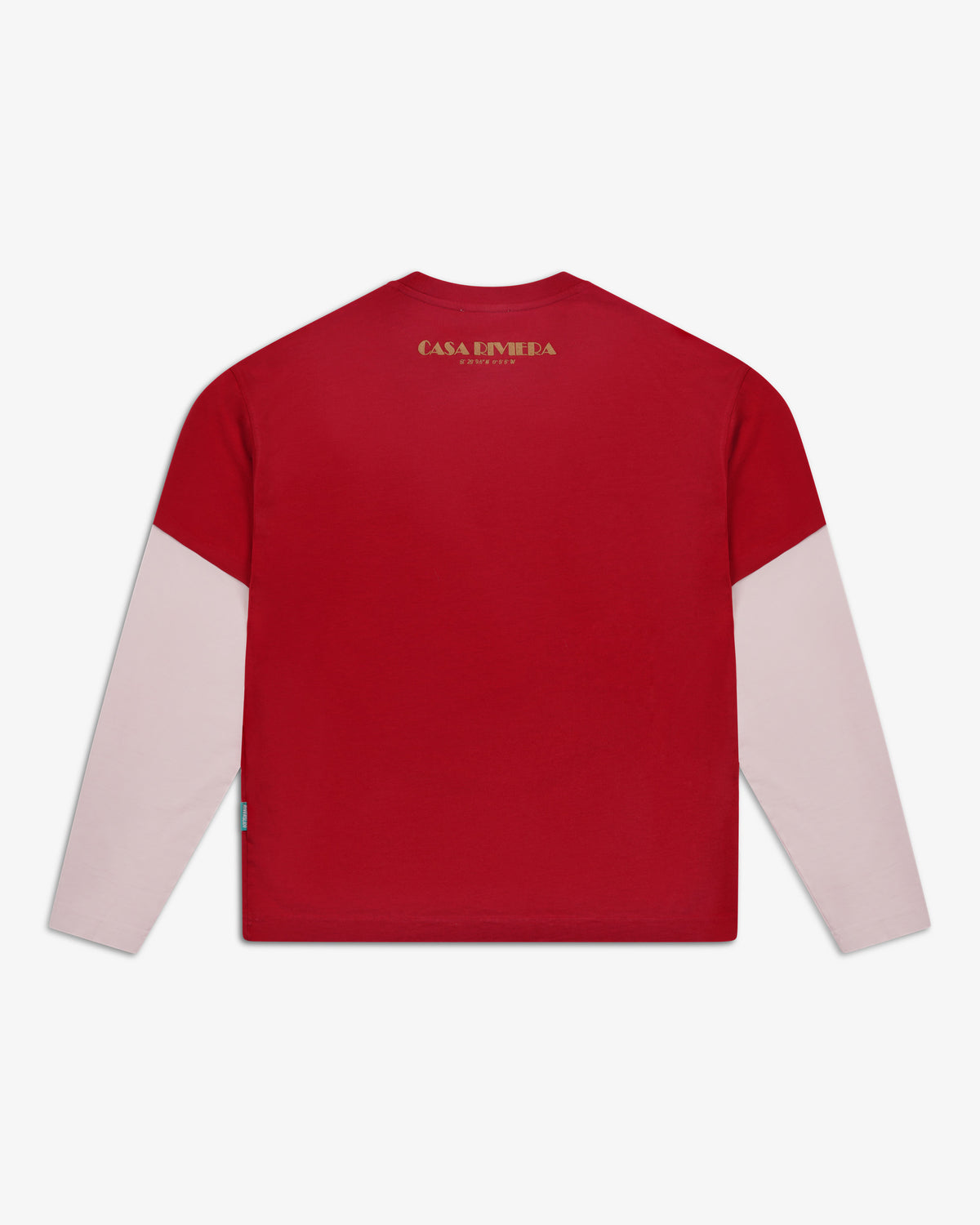 Riverslide Dual Layer T-Shirt in Casa Riviera red – alternate view 2