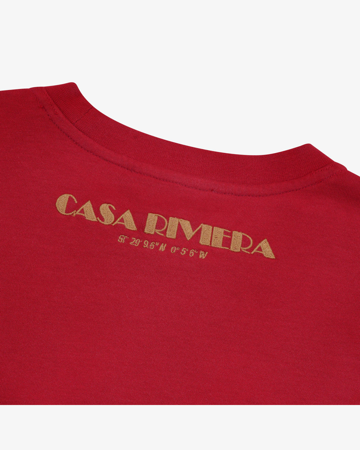 Riverslide Dual Layer T-Shirt in Casa Riviera red – alternate view 3