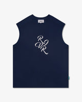 Riverslide Sleeveless T-Shirt in navy