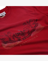 Riverslide Dual Layer T-Shirt in Casa Riviera red – alternate view 4