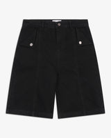 Riverslide Denim Work Short in black with folded pockets