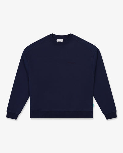 Riverslide Jagged Seam Sweatshirt in navy