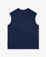 Riverslide Sleeveless T-Shirt in navy – alternate view 3