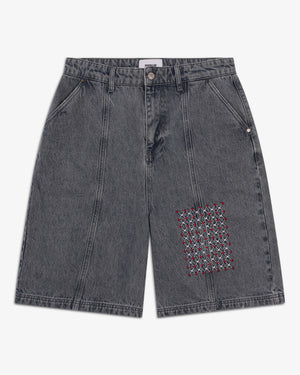 Riverslide Denim Work Short in faded grey