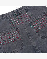 Riverslide Denim Work Short in faded grey – alternate view 3