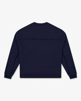 Riverslide Jagged Seam Sweatshirt in navy – alternate view 2