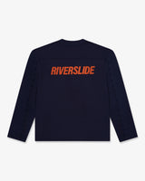 Riverslide Static Logo Long Sleeve T-Shirt in navy – alternate view 2