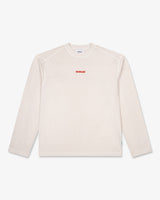 Riverslide Static Logo Long Sleeve T-Shirt in off white