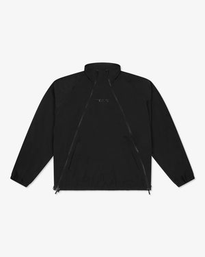 Riverslide Dual-Zip Track Top in black