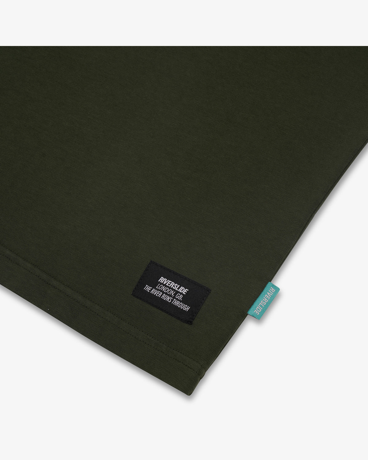 Riverslide Block T-Shirt in military green – alternate view 3