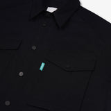 Black Ripstop Short Sleeve Shirt