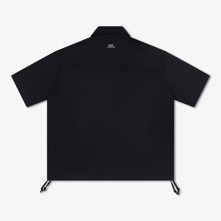 Black Ripstop Short Sleeve Shirt