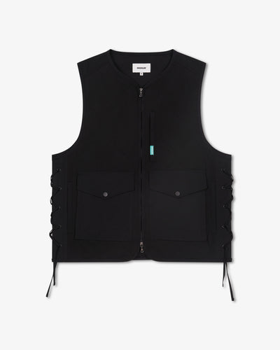 Riverslide Technical Quilted Gilet in black