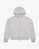 Riverslide Zip-Up Hoodie in grey marl