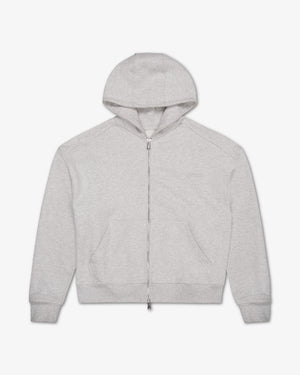 Riverslide Zip-Up Hoodie in grey marl