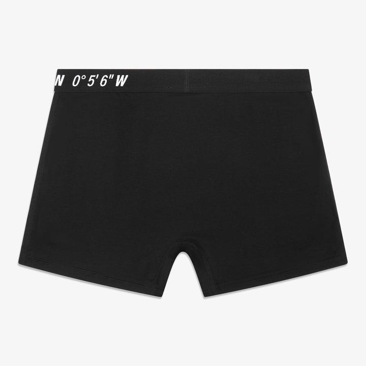 Co Ordinate Black Boxers - 2 Pack
