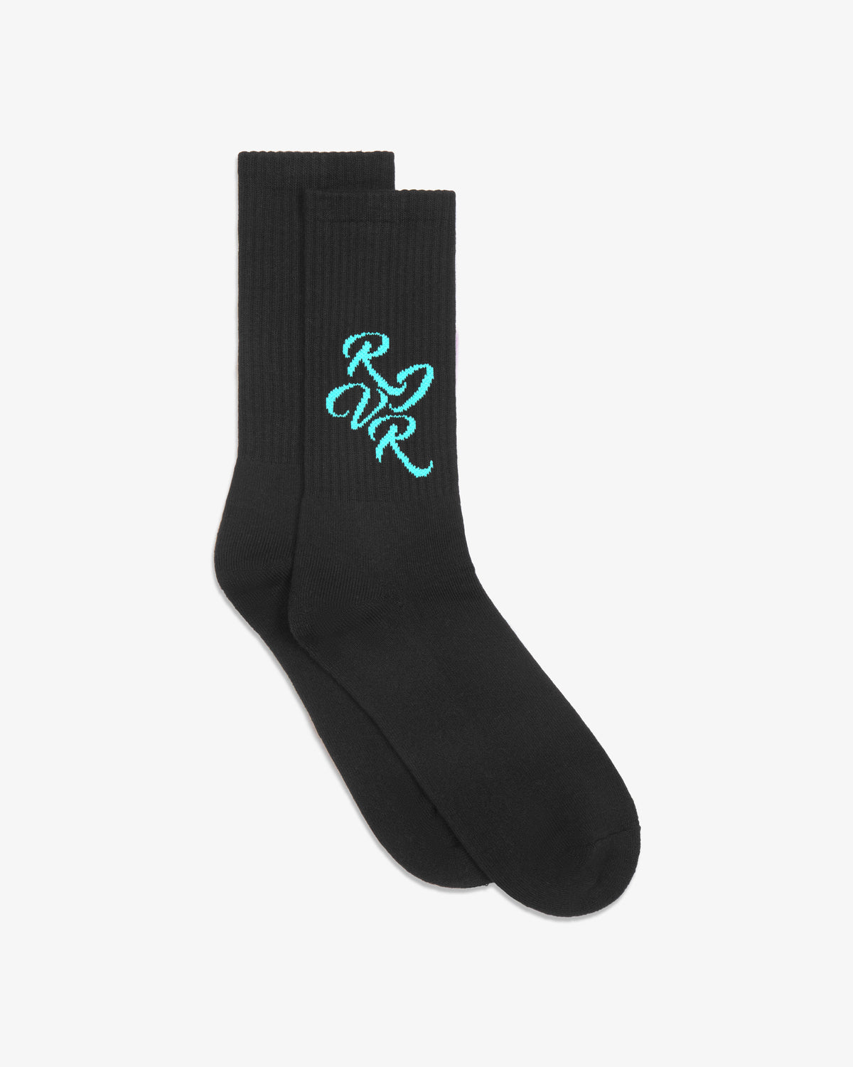 Riverslide RIVR Logo Socks - 2 Pack in black