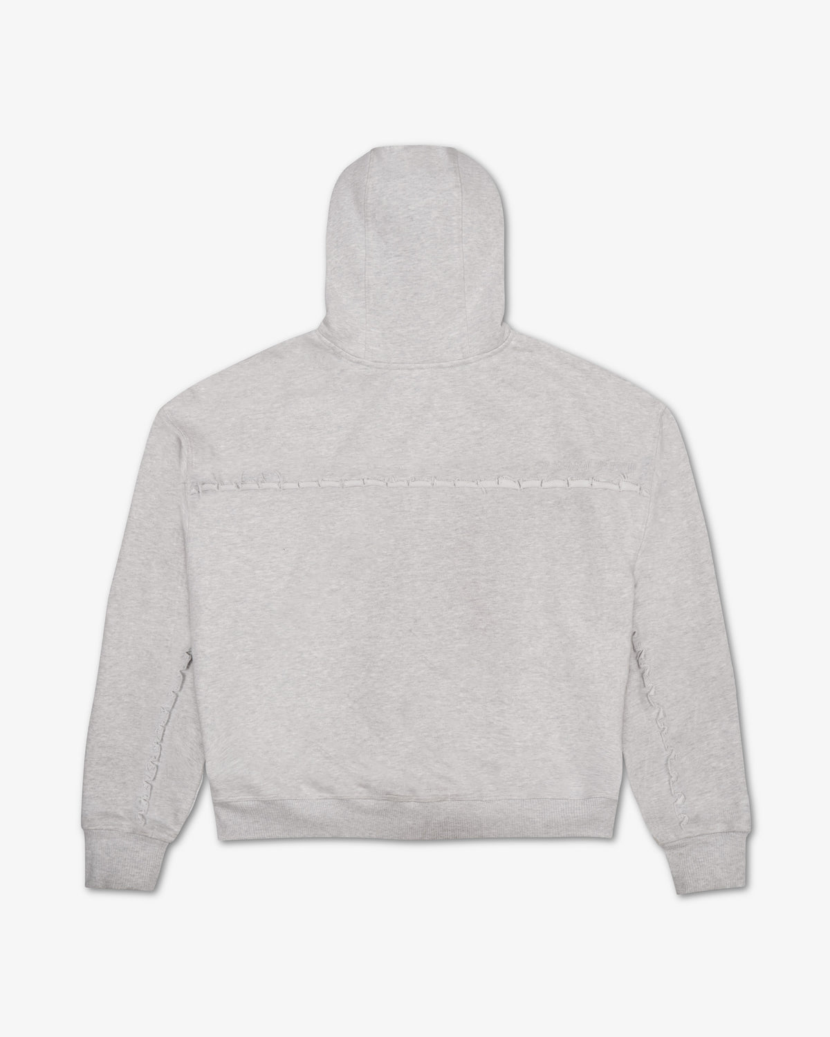 Riverslide Zip-Up Hoodie in grey marl – alternate view 3
