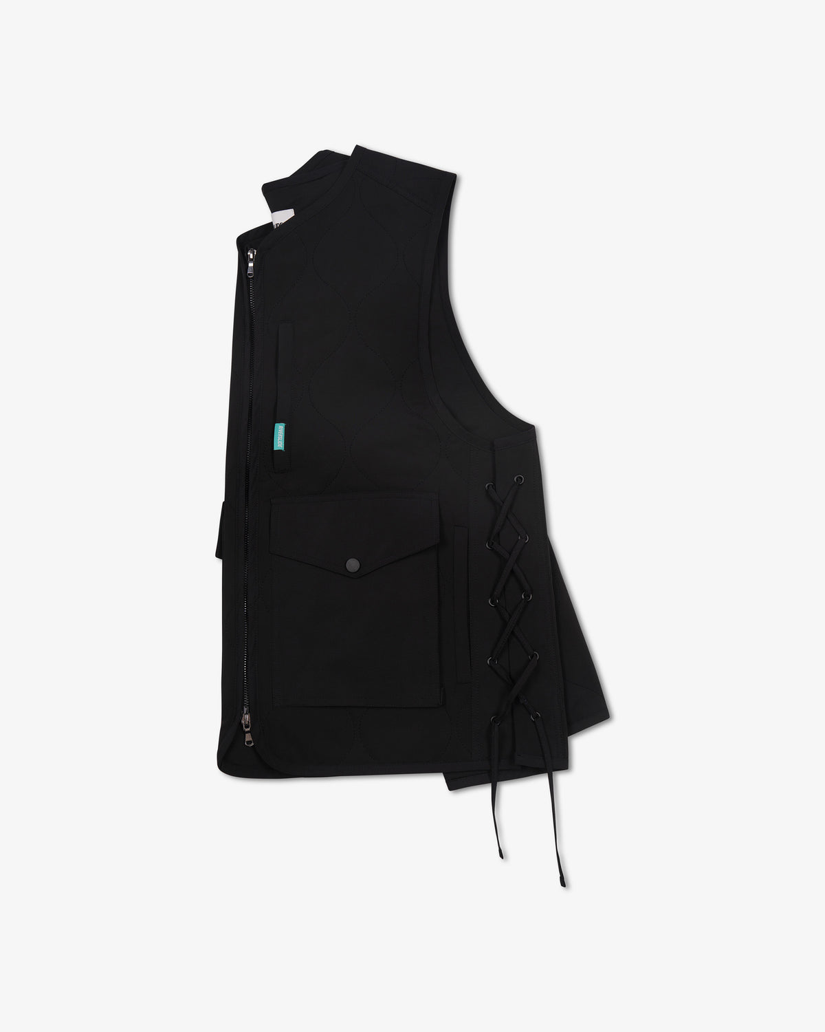 Riverslide Technical Quilted Gilet in black – alternate view 3