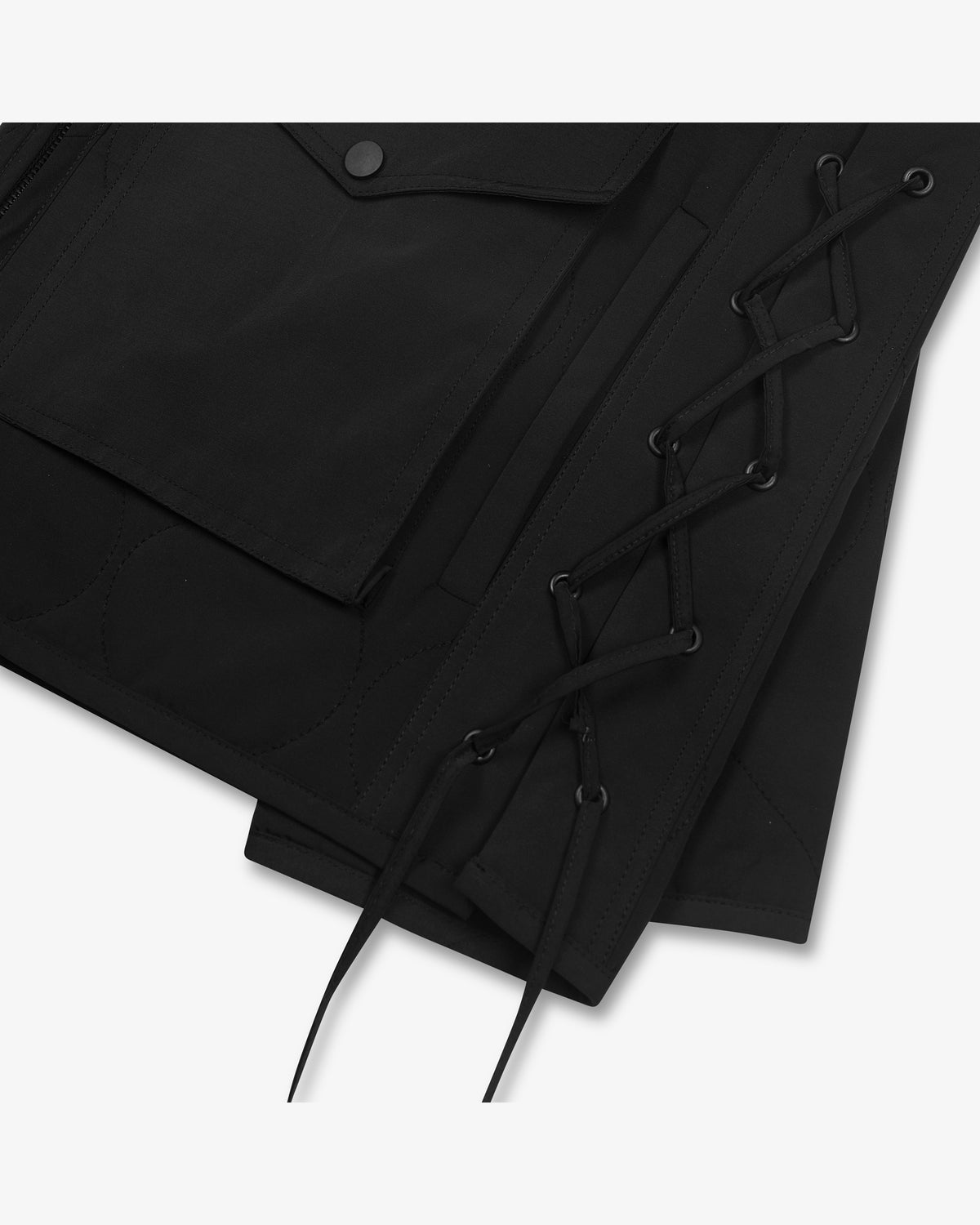 Riverslide Technical Quilted Gilet in black – alternate view 4