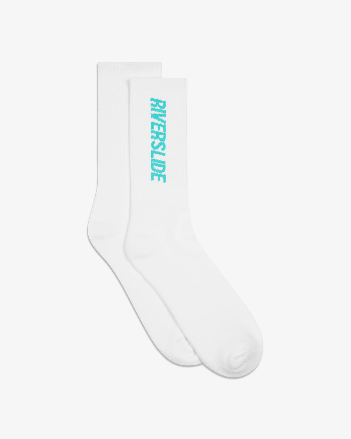 Riverslide Classic Logo Socks - 2 Pack in white